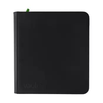 Папка для карт Vault X – 12-Pocket Exo-Tec Zip Binder – Signature Black