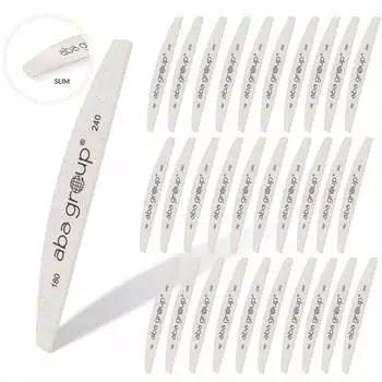 Папка-лодочка Aba Group 100 x полумесяц 180/240, тонкая, серая