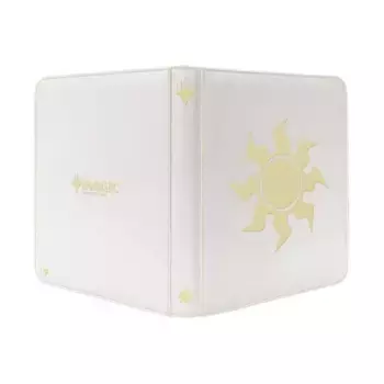 Папка-переплет на молнии с 12 карманами — мана 8 Plains, Official Magic - The Gathering - Binders