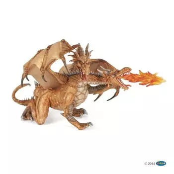 Papo 38938 Золотой двуглавый дракон 19х19,5х11,2см