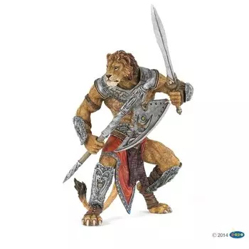 Папо, коллекционная фигурка 38945 Лев-мутант, 6,5х6х12,5см Papo