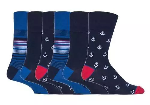 Пар мужских неэластичных носков mgg549 Gentle Grip, синий