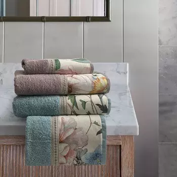 Пара хлопковых махровых полотенец - Savoy Lisola, цвет Persia