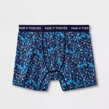 Пара мужских трусов-боксеров Thieves Super Fit Pair of Thieves, цвет Blue/Purple/White