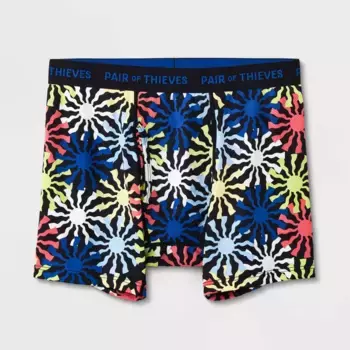 Пара мужских трусов-боксеров Thieves Super Fit Pair of Thieves, цвет Blue/White/Red