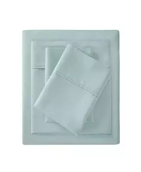 Пара наволочек из хлопковой смеси плотностью 1500 нитей, King Madison Park, зеленый