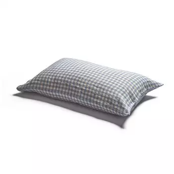 Пара наволочек из смесового льна «Пятачок в постели», стандартная Piglet in Bed, синий