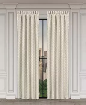 Пара оконных штор Metropolitan 95 дюймов J Queen New York, слоновая кость