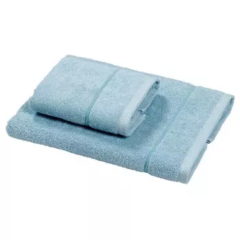 Пара полотенец с вышивкой - Атолл Dea, цвет Celeste