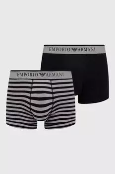 Пара шорт-боксеров Emporio Armani Underwear, черный