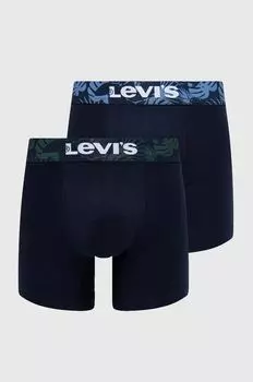 Пара шорт-боксеров Levi's, темно-синий