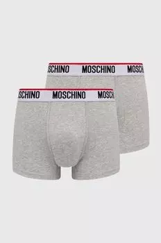 Пара шорт-боксеров Moschino Underwear, серый