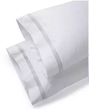 Пара тканых хлопковых наволочек Estate, King SFERRA, серый