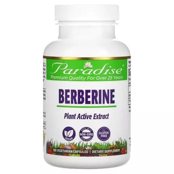 Paradise Herbs берберин 180 вегетарианских капсул