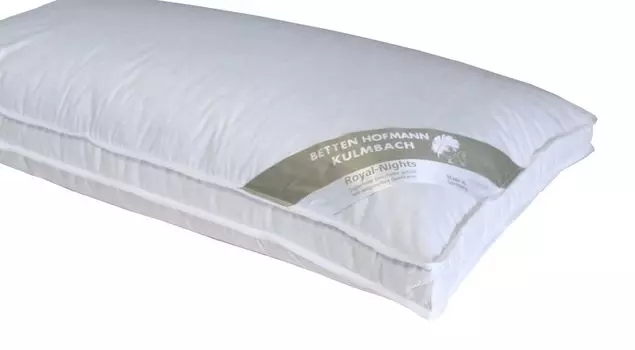 Парадная подушка перьевая подушка с внешней перекладиной особо прочная толстая 40х80 1000г Betten Hofmann