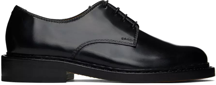 Парадные дерби в черной форме OUR LEGACY, Black leather