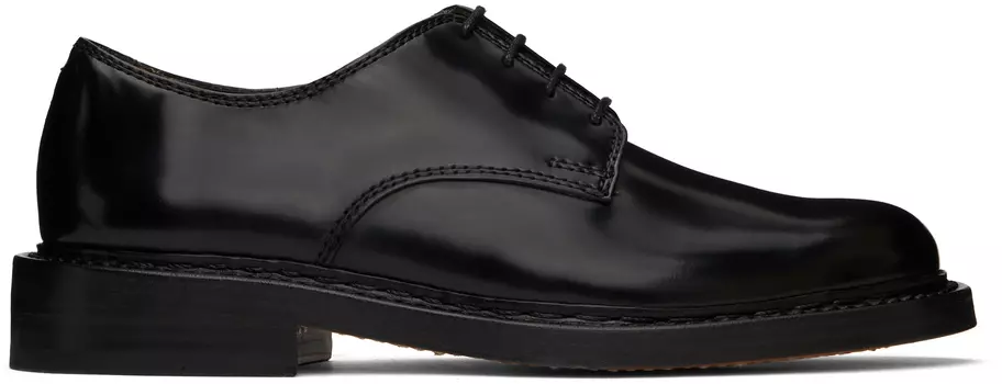 Парадные дерби в черной форме OUR LEGACY, Black leather