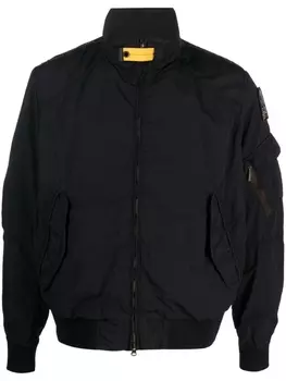 Parajumpers бомбер с нашивкой-логотипом, черный