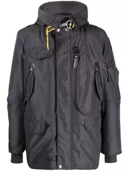 Parajumpers куртка с капюшоном и логотипом, синий