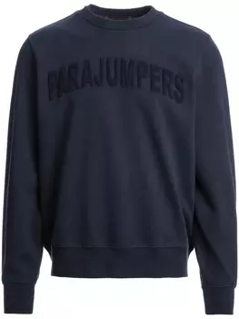Parajumpers махровая толстовка с логотипом, синий
