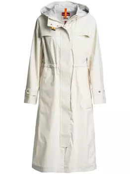 Parajumpers парка с нашивкой-логотипом, белый