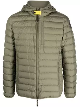 Parajumpers пуховик на молнии, зеленый