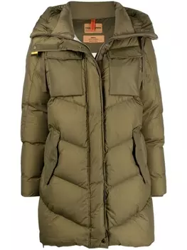 Parajumpers пуховик с капюшоном, зеленый