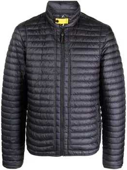 Parajumpers пуховик с нашивкой-логотипом, синий