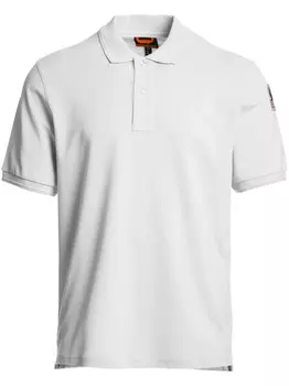 Parajumpers рубашка поло с нашивкой-логотипом, нейтральный