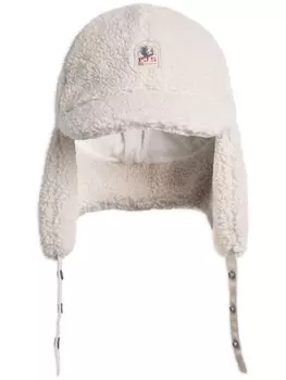 Parajumpers шапка с нашивкой-логотипом, белый