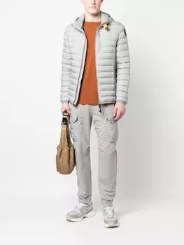Parajumpers стеганая куртка на молнии, серый