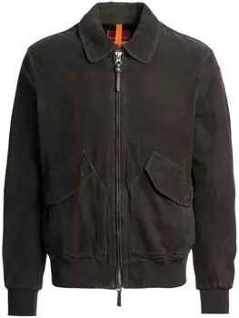 Parajumpers замшевый бомбер, коричневый