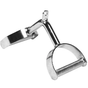 Параллельная ручка в виде широкой гребной ручки Multi из хрома GORILLA SPORTS, серебро