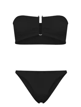 Paramidonna бикини Frida со сборками, черный