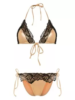 PARAMIDONNA кружевное бикини Kourtney, золотистый