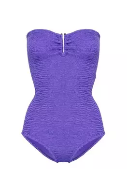 PARAMIDONNA купальник Frida из сирсакера, фиолетовый