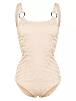 Paramidonna купальник Sophia Sugar с жатым эффектом, нейтральный цвет