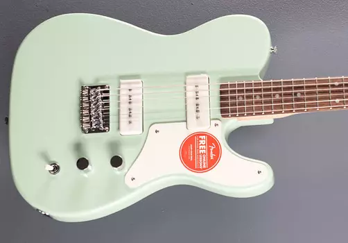 Паранормальный баритон Cabronita Telecaster - Surf Green Squier Paranormal Baritone Cabronita Telecaster -