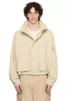 Парашютная куртка Lemaire, бежевый