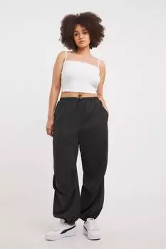 Парашютные брюки Simply Be, черный