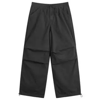 Парашютные штаны Good American, черный