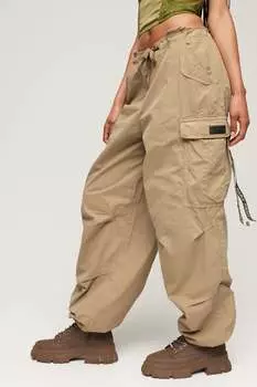 Парашютные штаны Superdry, коричневый