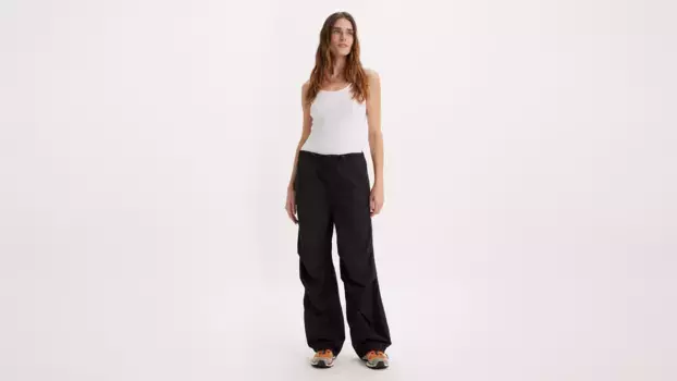 Парашютные женские брюки Levi's, черный