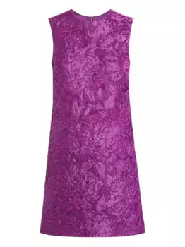 Парчовое платье мини DOLCE & GABBANA, фиолетовый