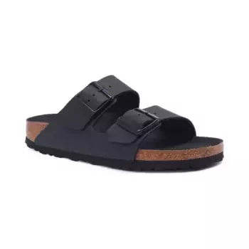 Парень из Аризоны тройной в черных тапочках Birkenstock, черный