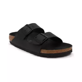 Парень из Аризоны тройной в черных тапочках Birkenstock, черный