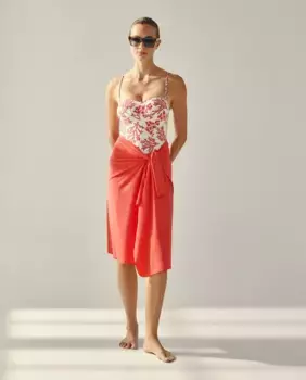 Парео из микрофибры nfasis, красный