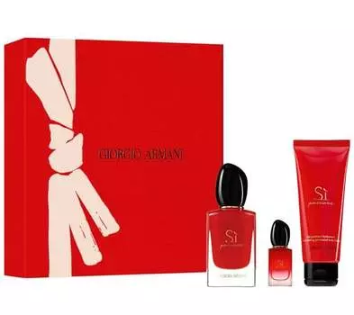 Парфюмерный набор, 3 шт. Giorgio Armani, Si Passione