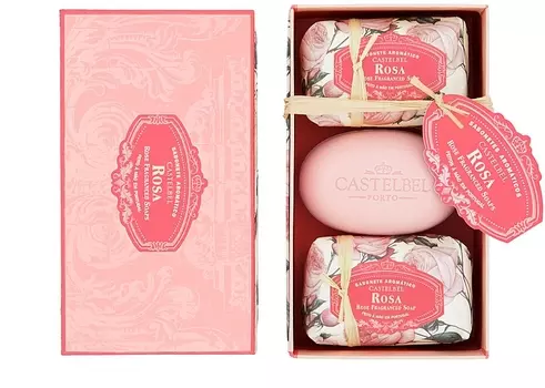 Парфюмерный набор Castelbel Rose Soap