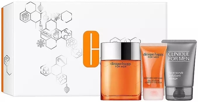 Парфюмерный набор Clinique Happy For Men, 3 предмета
